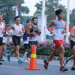 Race photo from KEMLU RUN 2026