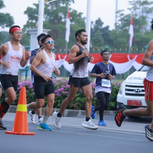 Race photo from KEMLU RUN 2026