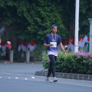 Race photo from KEMLU RUN 2026