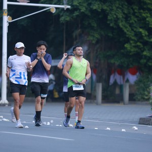 Race photo from KEMLU RUN 2026