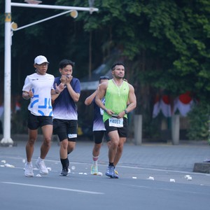 Race photo from KEMLU RUN 2026