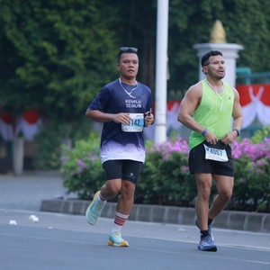 Race photo from KEMLU RUN 2026