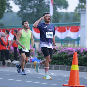 Race photo from KEMLU RUN 2026
