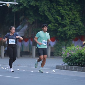 Race photo from KEMLU RUN 2026