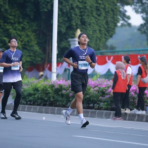 Race photo from KEMLU RUN 2026