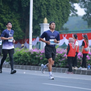 Race photo from KEMLU RUN 2026