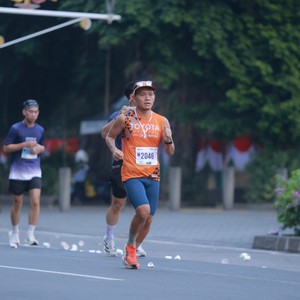Race photo from KEMLU RUN 2026