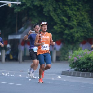 Race photo from KEMLU RUN 2026