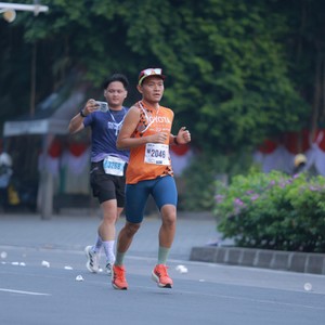 Race photo from KEMLU RUN 2026