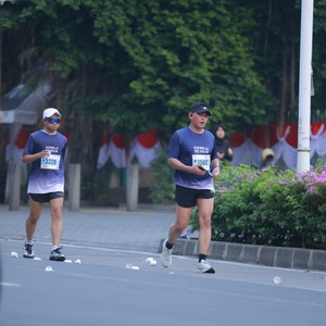 Race photo from KEMLU RUN 2026