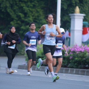 Race photo from KEMLU RUN 2026