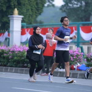 Race photo from KEMLU RUN 2026