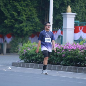 Race photo from KEMLU RUN 2026