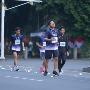 Race photo from KEMLU RUN 2026