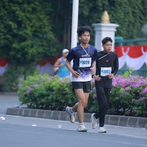 Race photo from KEMLU RUN 2026