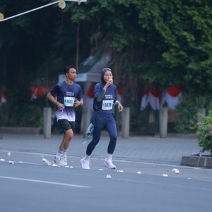 Race photo from KEMLU RUN 2026