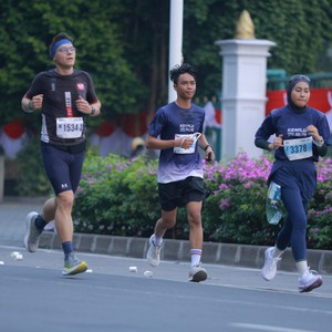 Race photo from KEMLU RUN 2026
