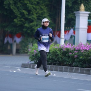 Race photo from KEMLU RUN 2026