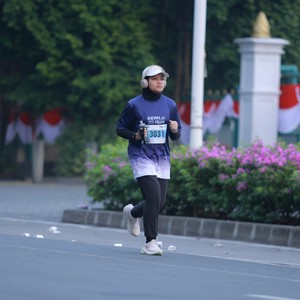 Race photo from KEMLU RUN 2026