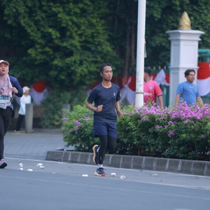 Race photo from KEMLU RUN 2026