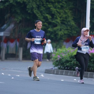 Race photo from KEMLU RUN 2026