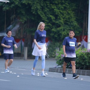 Race photo from KEMLU RUN 2026