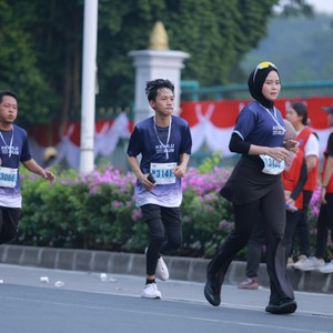 Race photo from KEMLU RUN 2026