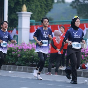 Race photo from KEMLU RUN 2026