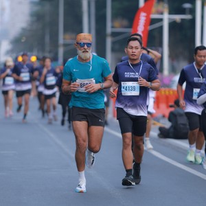 Race photo from KEMLU RUN 2026