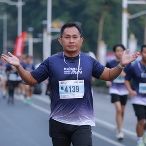 Race photo from KEMLU RUN 2026