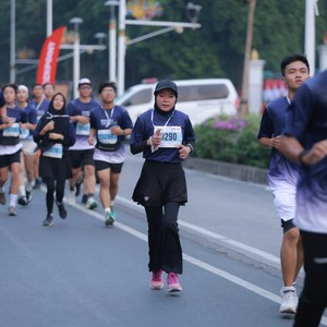 Race photo from KEMLU RUN 2026
