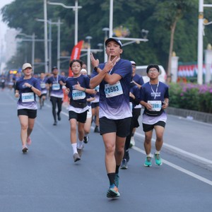 Race photo from KEMLU RUN 2026