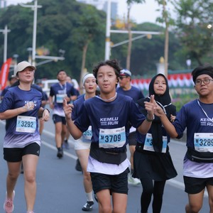 Race photo from KEMLU RUN 2026