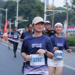 Race photo from KEMLU RUN 2026