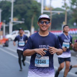 Race photo from KEMLU RUN 2026