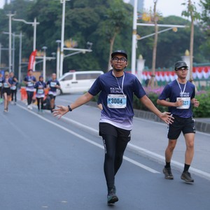 Race photo from KEMLU RUN 2026