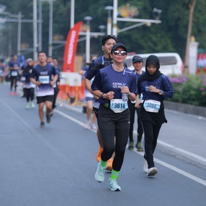 Race photo from KEMLU RUN 2026