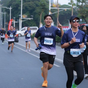 Race photo from KEMLU RUN 2026