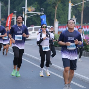 Race photo from KEMLU RUN 2026