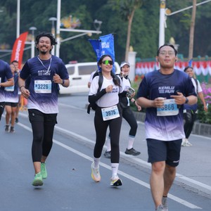 Race photo from KEMLU RUN 2026