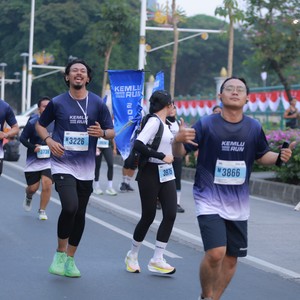 Race photo from KEMLU RUN 2026