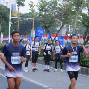 Race photo from KEMLU RUN 2026