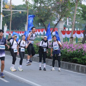 Race photo from KEMLU RUN 2026