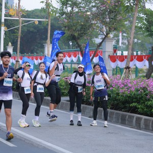 Race photo from KEMLU RUN 2026