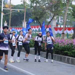 Race photo from KEMLU RUN 2026