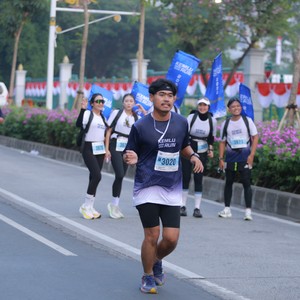 Race photo from KEMLU RUN 2026
