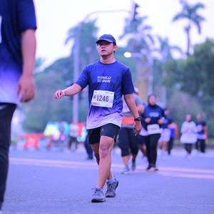 Race photo from KEMLU RUN 2026