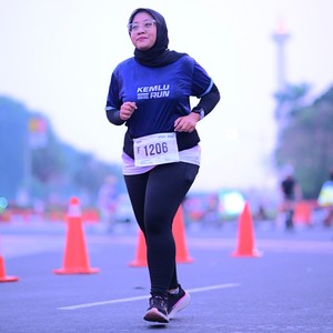 Race photo from KEMLU RUN 2026