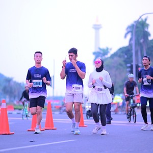Race photo from KEMLU RUN 2026