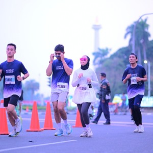 Race photo from KEMLU RUN 2026